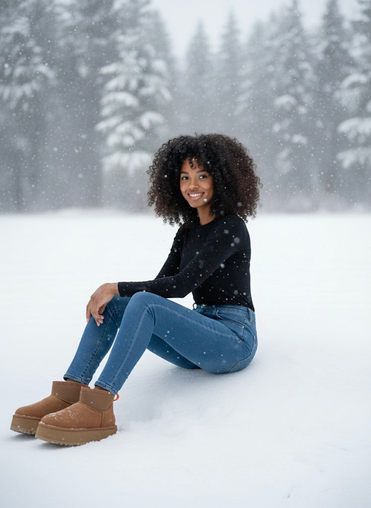 UGG Mini Dipper Luxury Winter Boots Warm