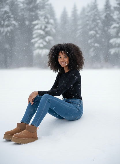 UGG Mini Dipper Luxury Winter Boots Warm