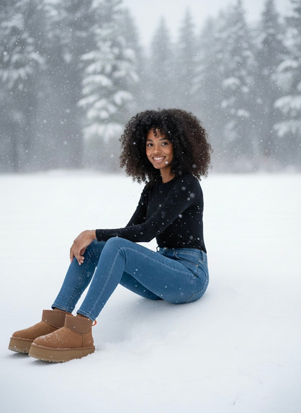 UGG Mini Dipper Luxury Winter Boots Warm