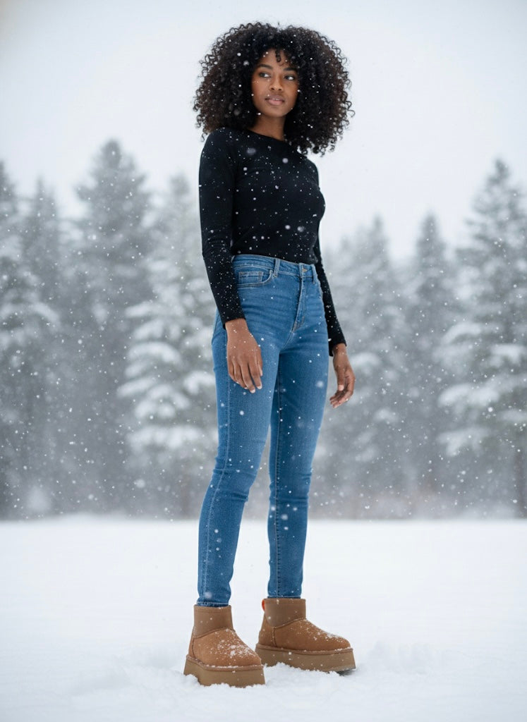 UGG Mini Dipper Luxury Winter Boots Warm