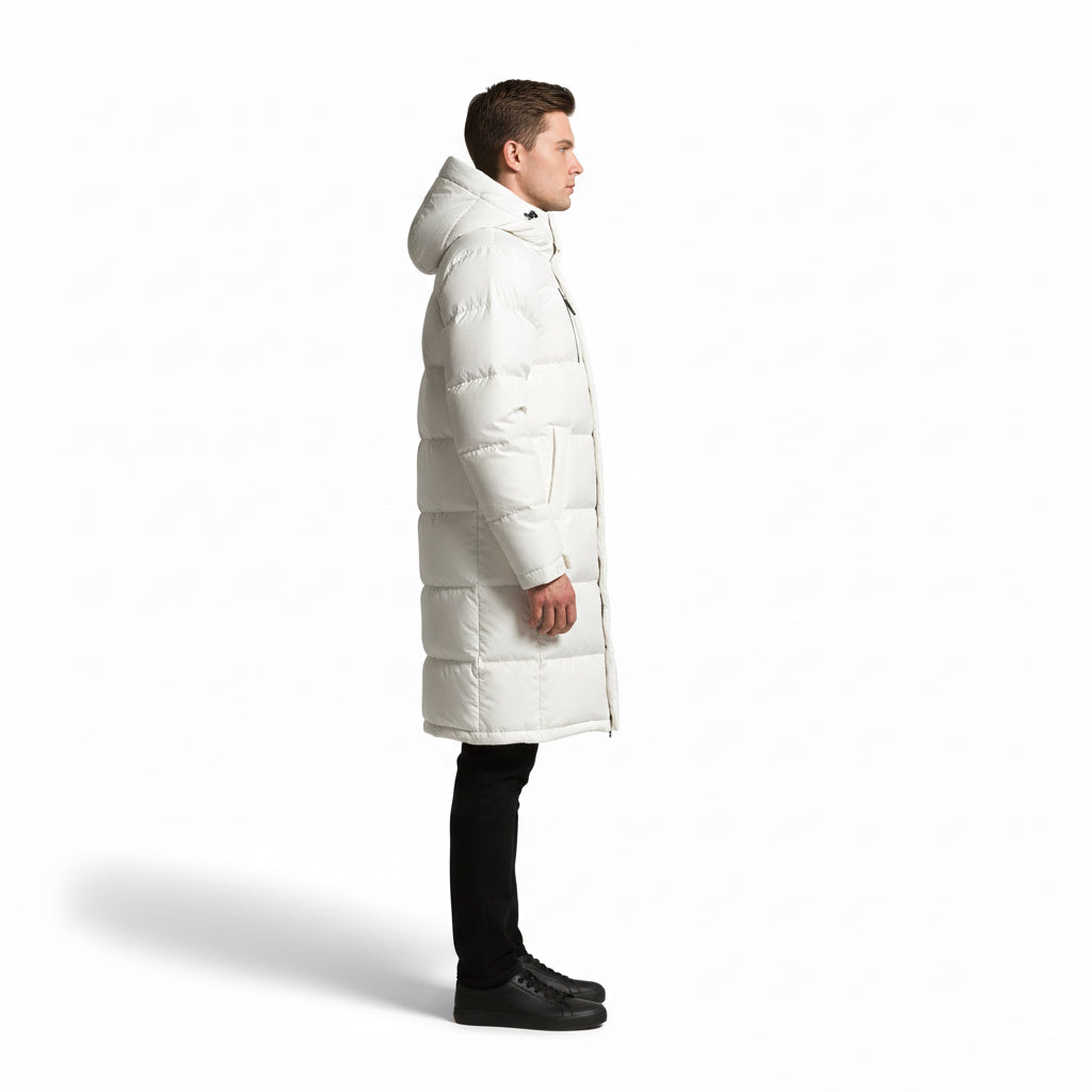 Premium White Down Winter Jacket – Ultra Warm Edition