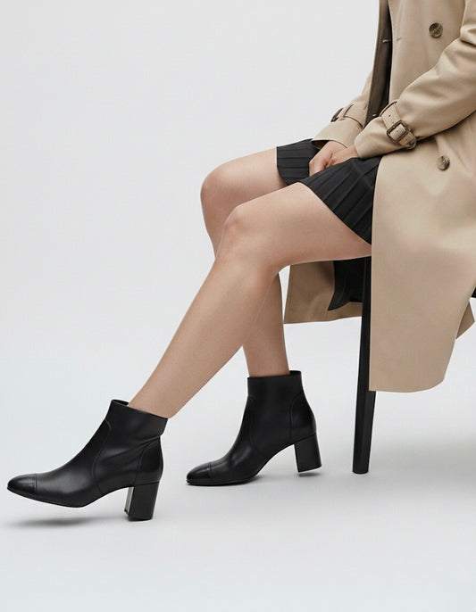 Stuart Weitzman - YULIANA 60 ZIP ANKLE BOOTIE