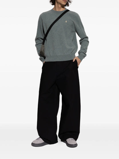 Sneakers Alexander McQueen Grigie con Lacci in Pelle di Vitello – Suola Chunky