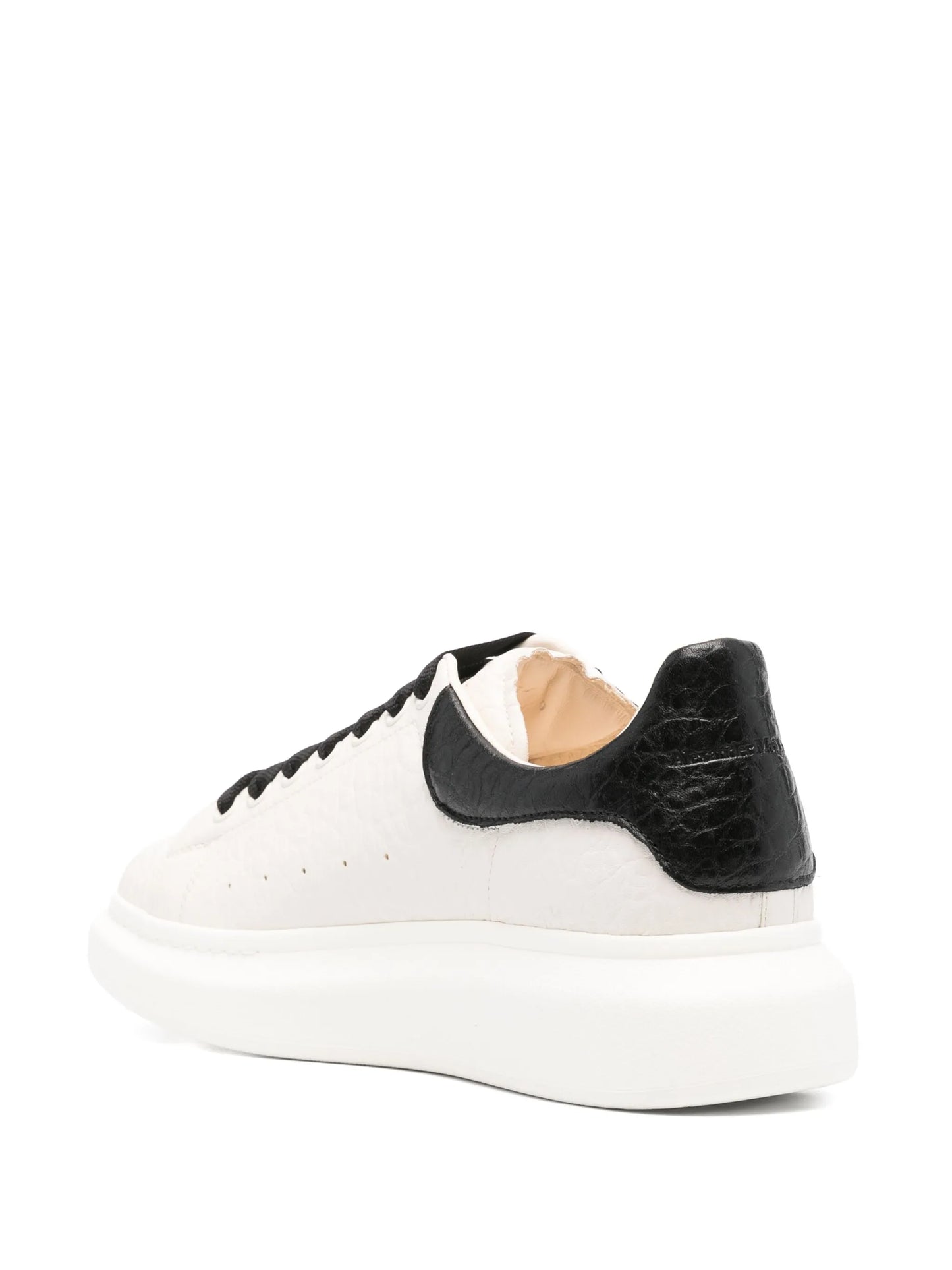 Alexander McQueen Sneakers Oversized in Pelle – Beige Mandorla