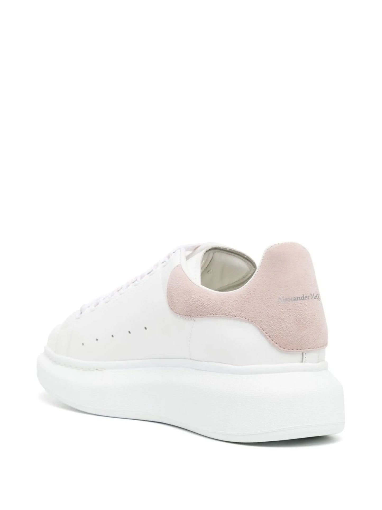Alexander McQueen Oversized Sneakers Bianco Rosa