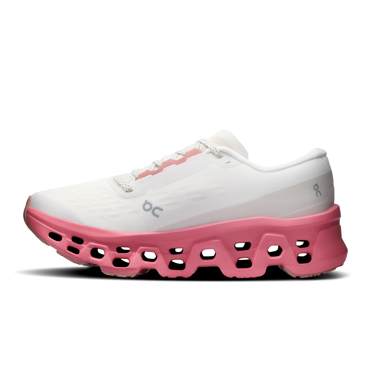 On Cloudmonster 3 Ivory | Camellia Running For Women's Shoes
