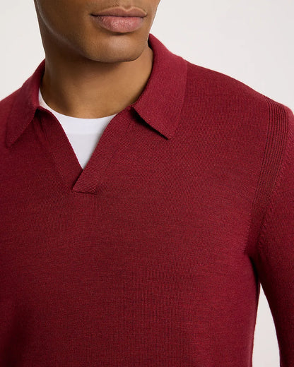 Johnny Collar Merino Wool Sweater Polo