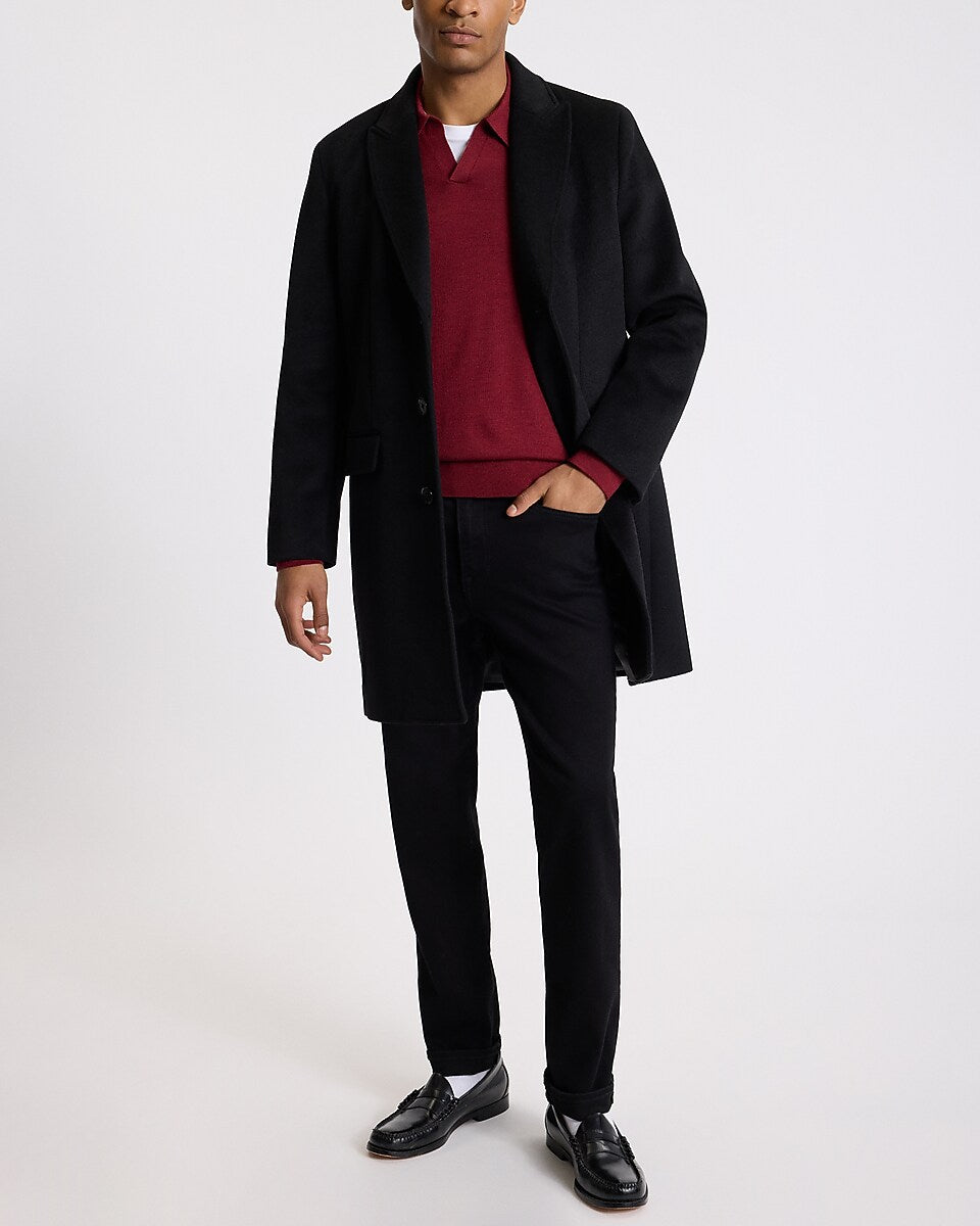 Johnny Collar Merino Wool Sweater Polo
