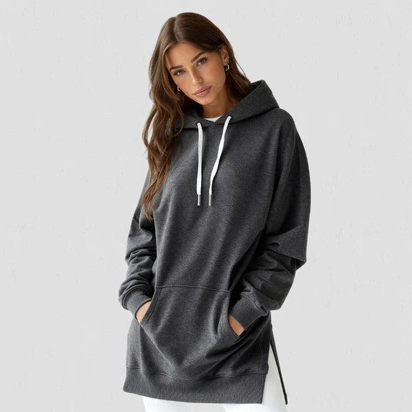 Vestido sudadera Oversized para mujer – Algodón ultra suave