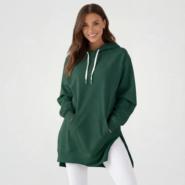 Vestido sudadera Oversized para mujer – Algodón ultra suave