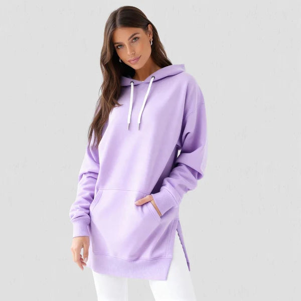 Vestido sudadera Oversized para mujer – Algodón ultra suave