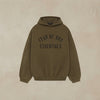 FEAR OF GOD ESSENTIALS Unisex Hoodie - Olive Brown