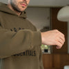 FEAR OF GOD ESSENTIALS Unisex Hoodie - Olive Brown