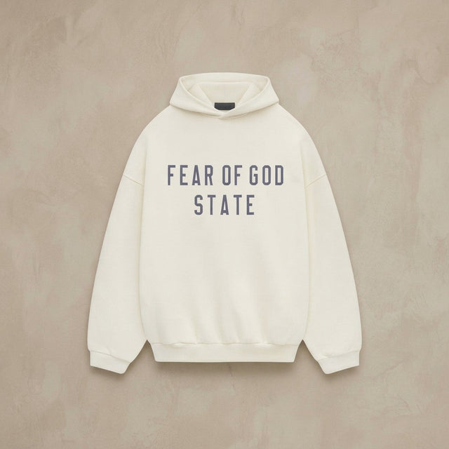 FEAR OF GOD STATE Unisex Hoodie - Cream
