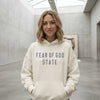 FEAR OF GOD STATE Unisex Hoodie - Cream