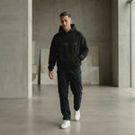 ESSENTIALS Logo Unisex Hoodie - Black