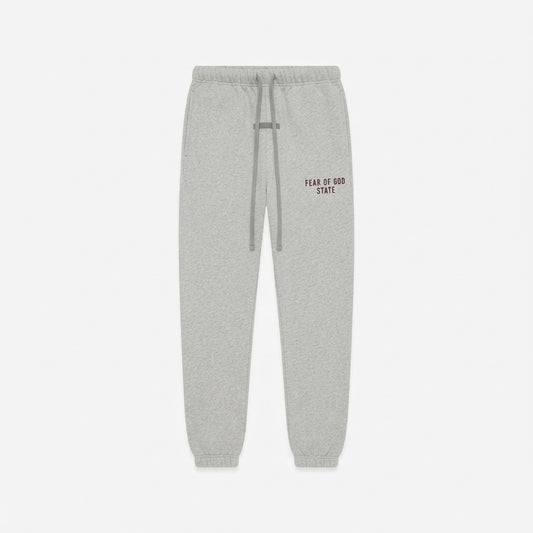 FEAR OF GOD STATE Unisex Sweatpants - Heather Grey