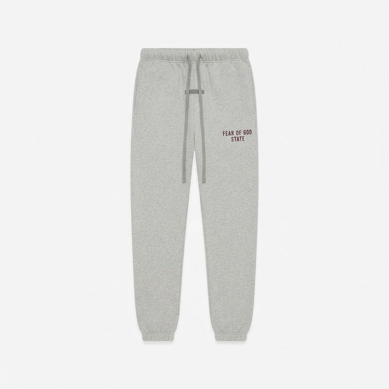 FEAR OF GOD STATE Unisex Sweatpants - Heather Grey