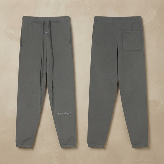 ESSENTIALS Reflective Logo Unisex Sweatpants - Dark Grey
