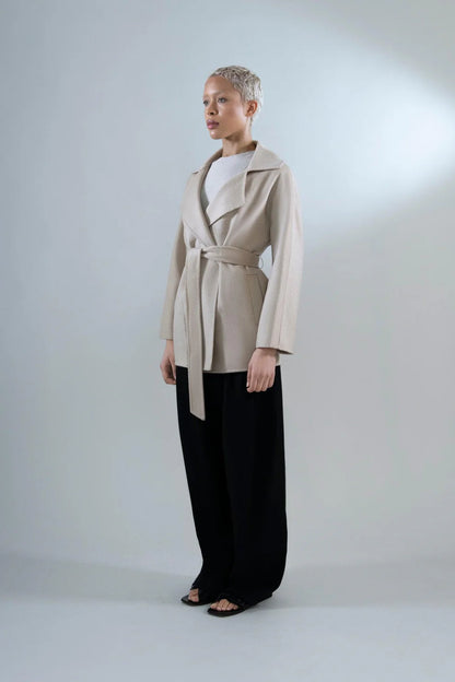 Sara Coat in Cashmere