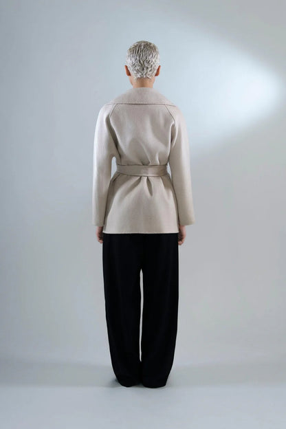 Sara Coat in Cashmere