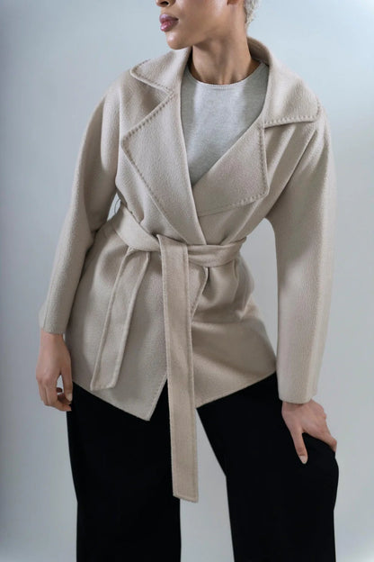 Sara Coat in Cashmere