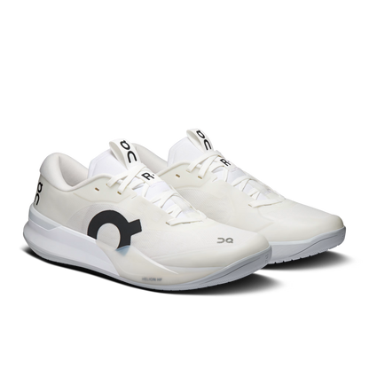 On THE ROGER Pro 3 Blanc Rose Chaussures Unisexes