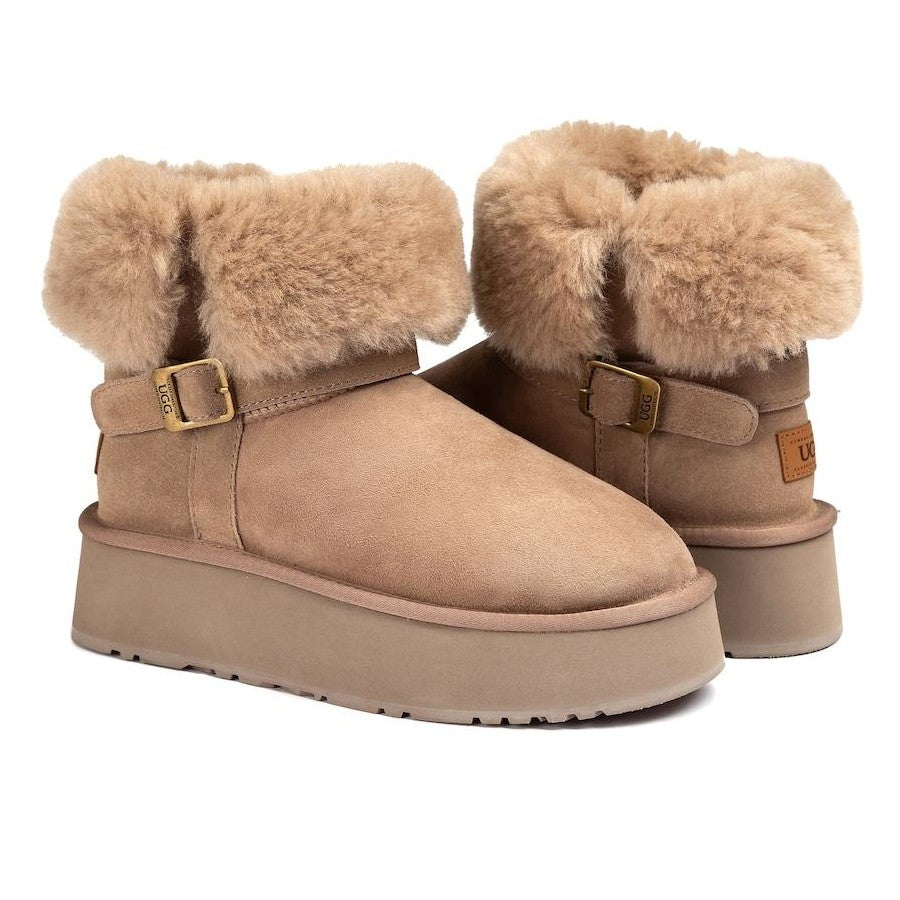 UGG Short Belt Platform Boots