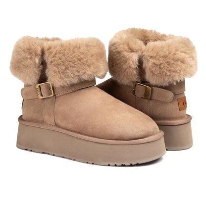 UGG Short Belt Platform Boots
